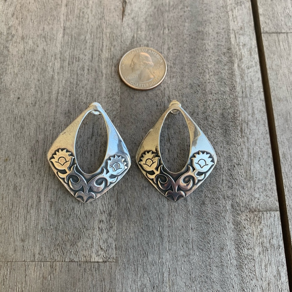 Vintage sterling silver earrings